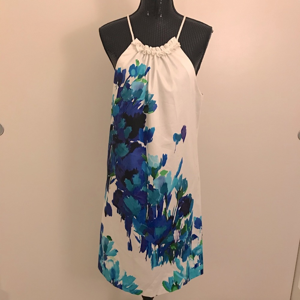 Halter Neckline Midi Dress